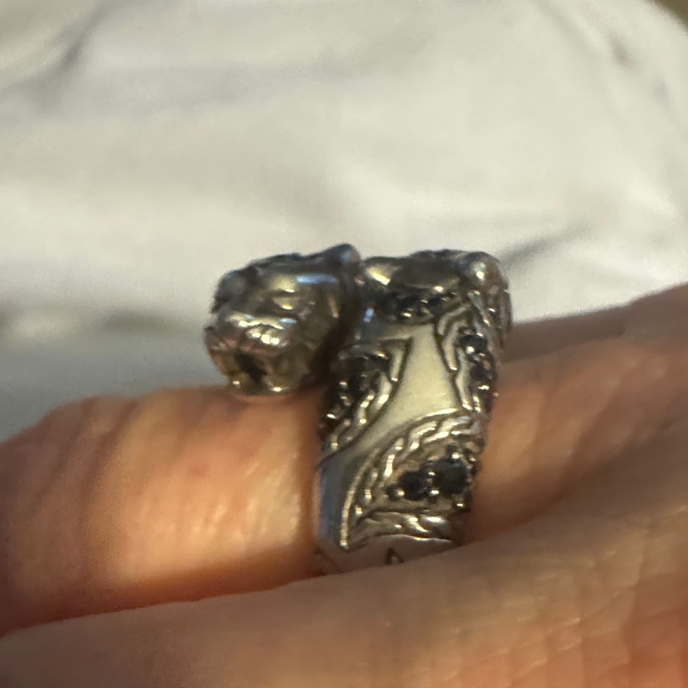 John Hardy Silver and Black Bracelet Set - Picture 2 of 5